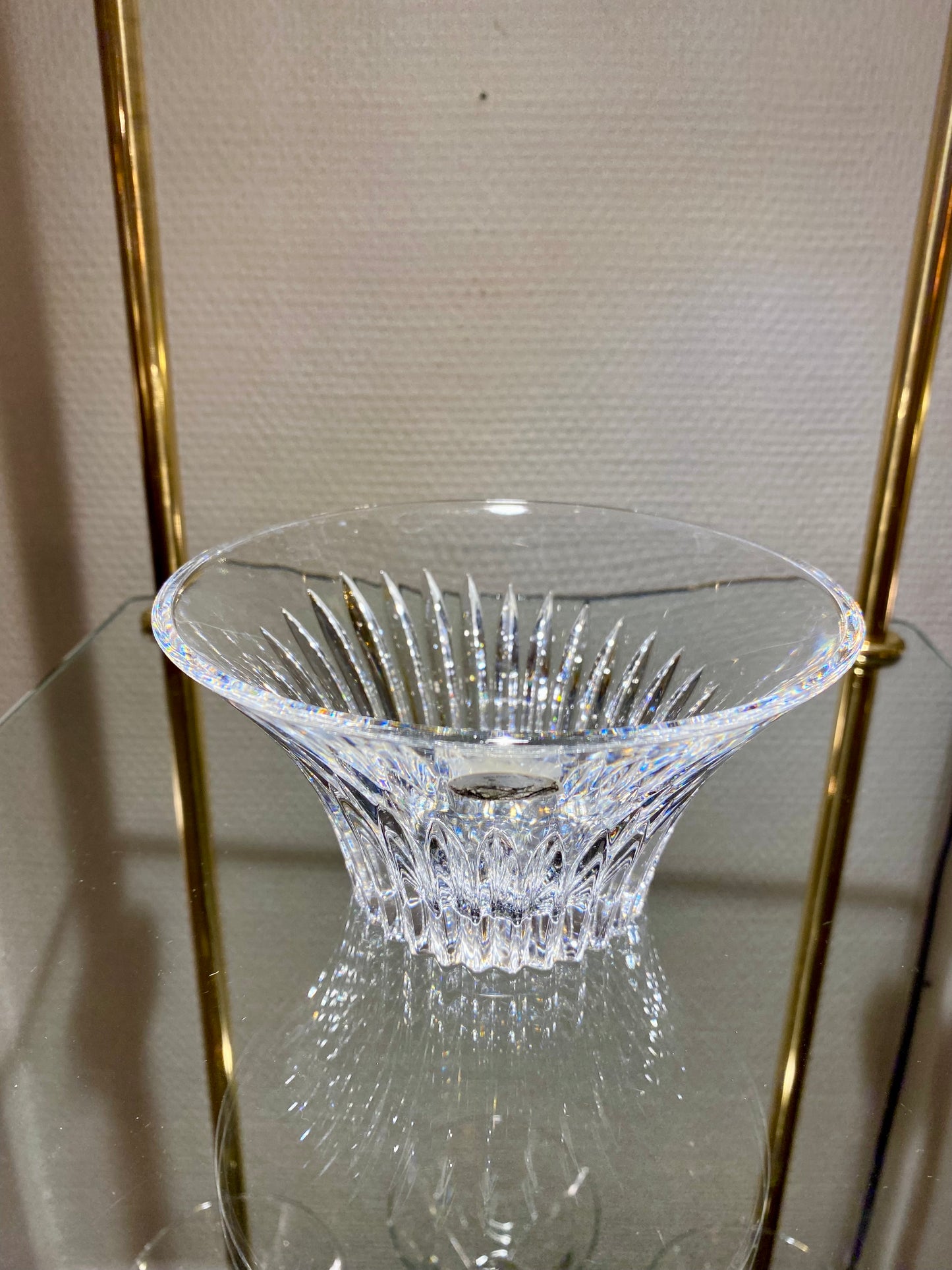 Lot de 4 coupes en cristal