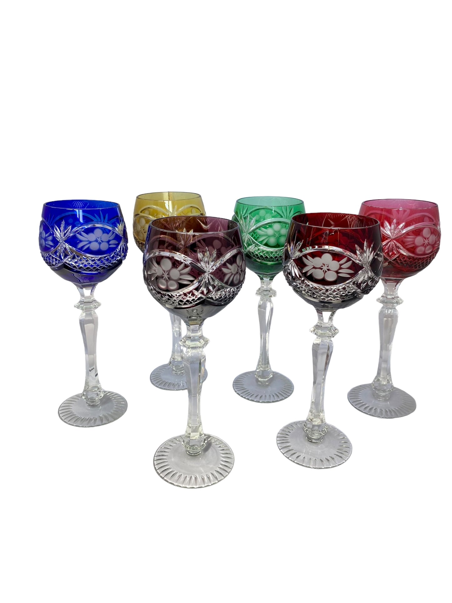 Lorraine - Lot de 6 verres Roemers