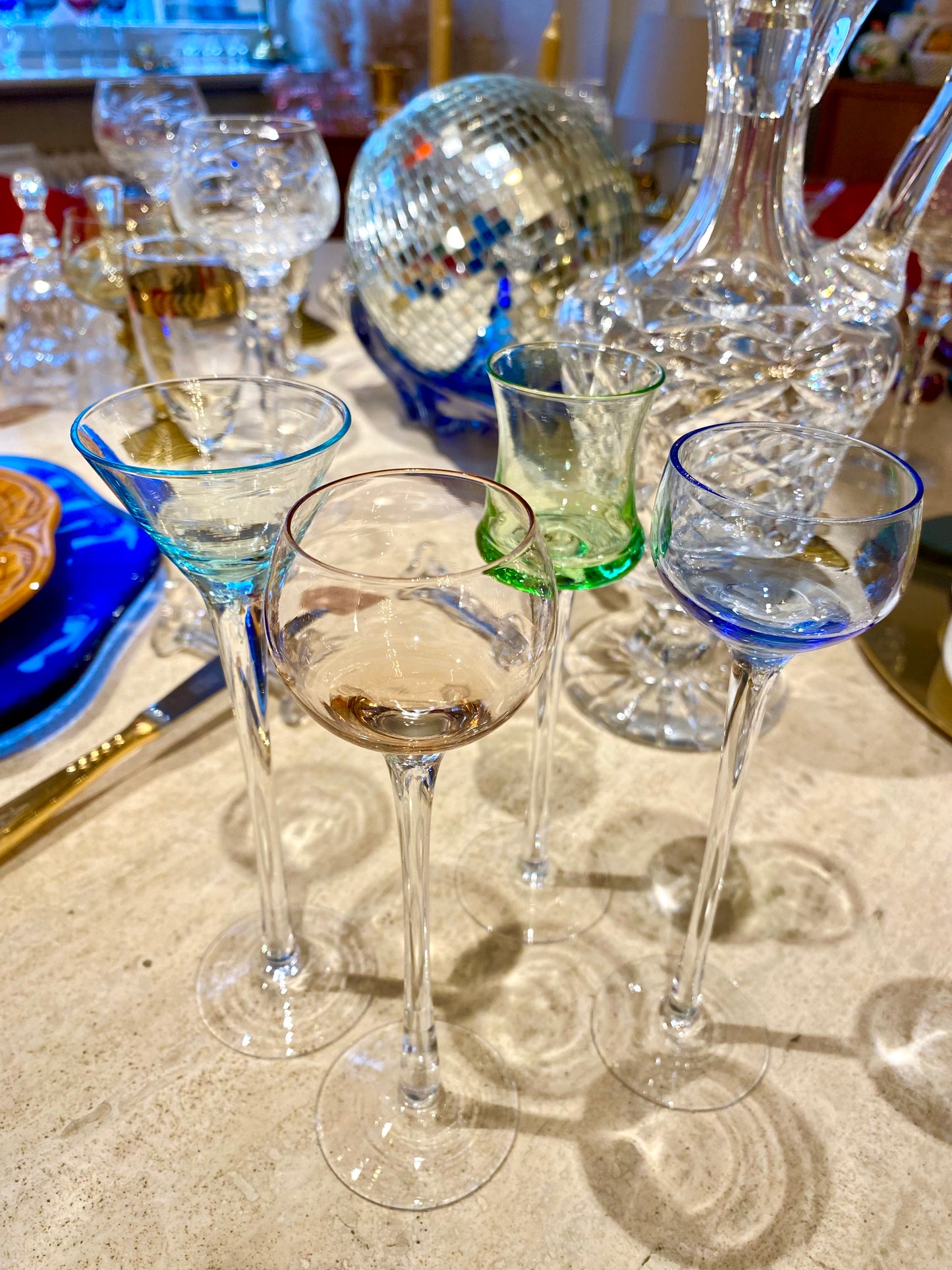 Lot de 4 verres à liqueur