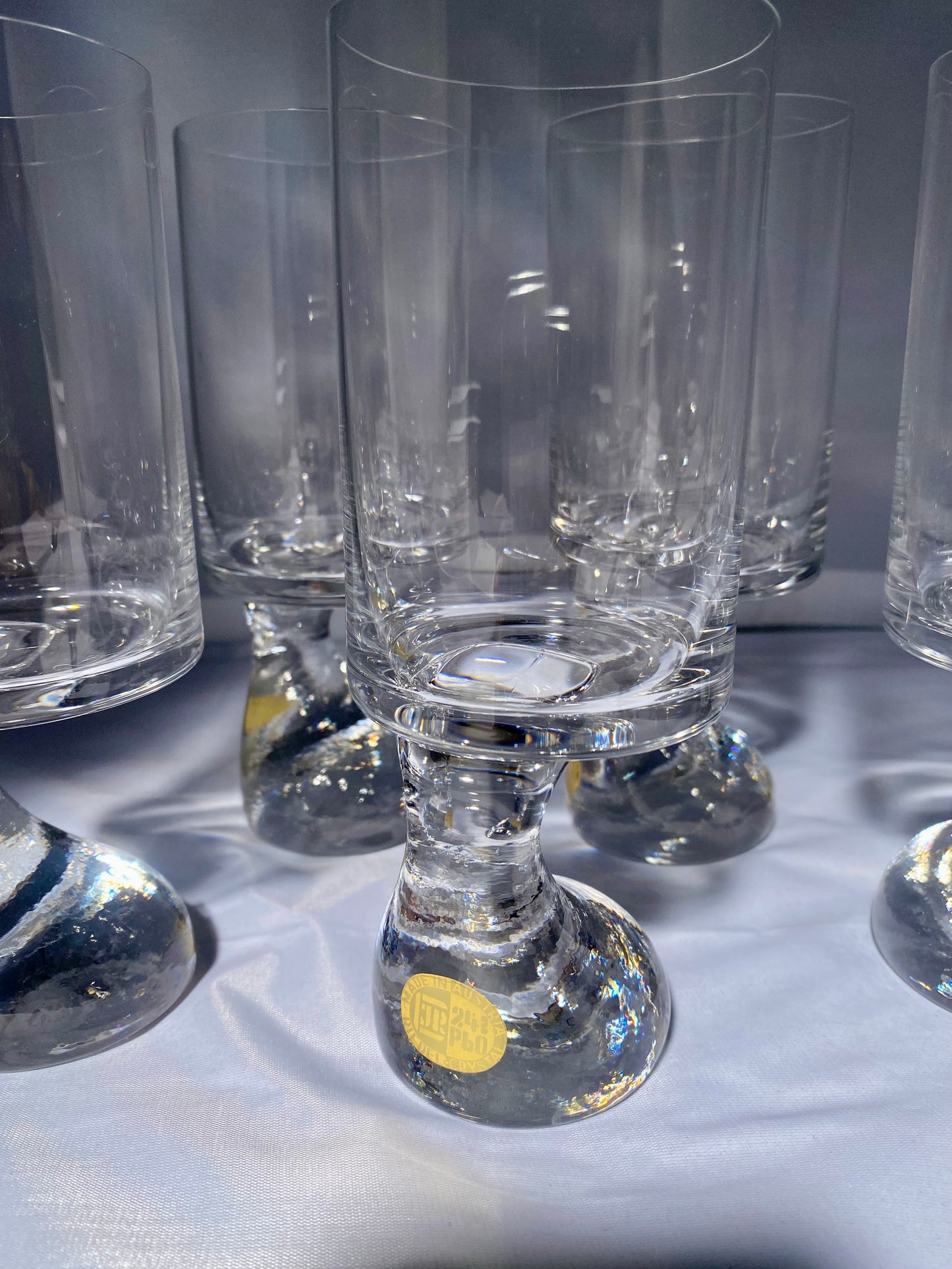 Incroyable lot de 5 verres « Smoke » par Joe Colombo