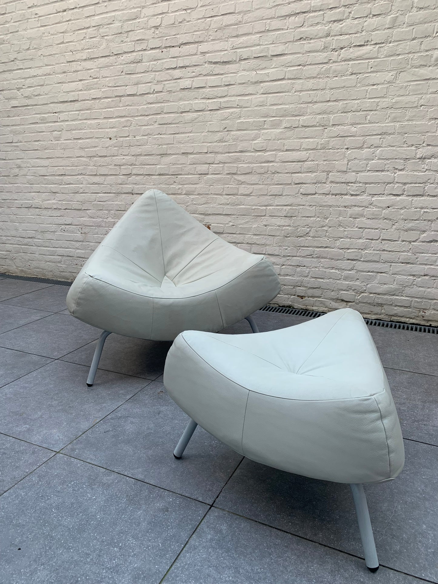 Fauteuil Chili par Paul Falkenberg en cuir 1970