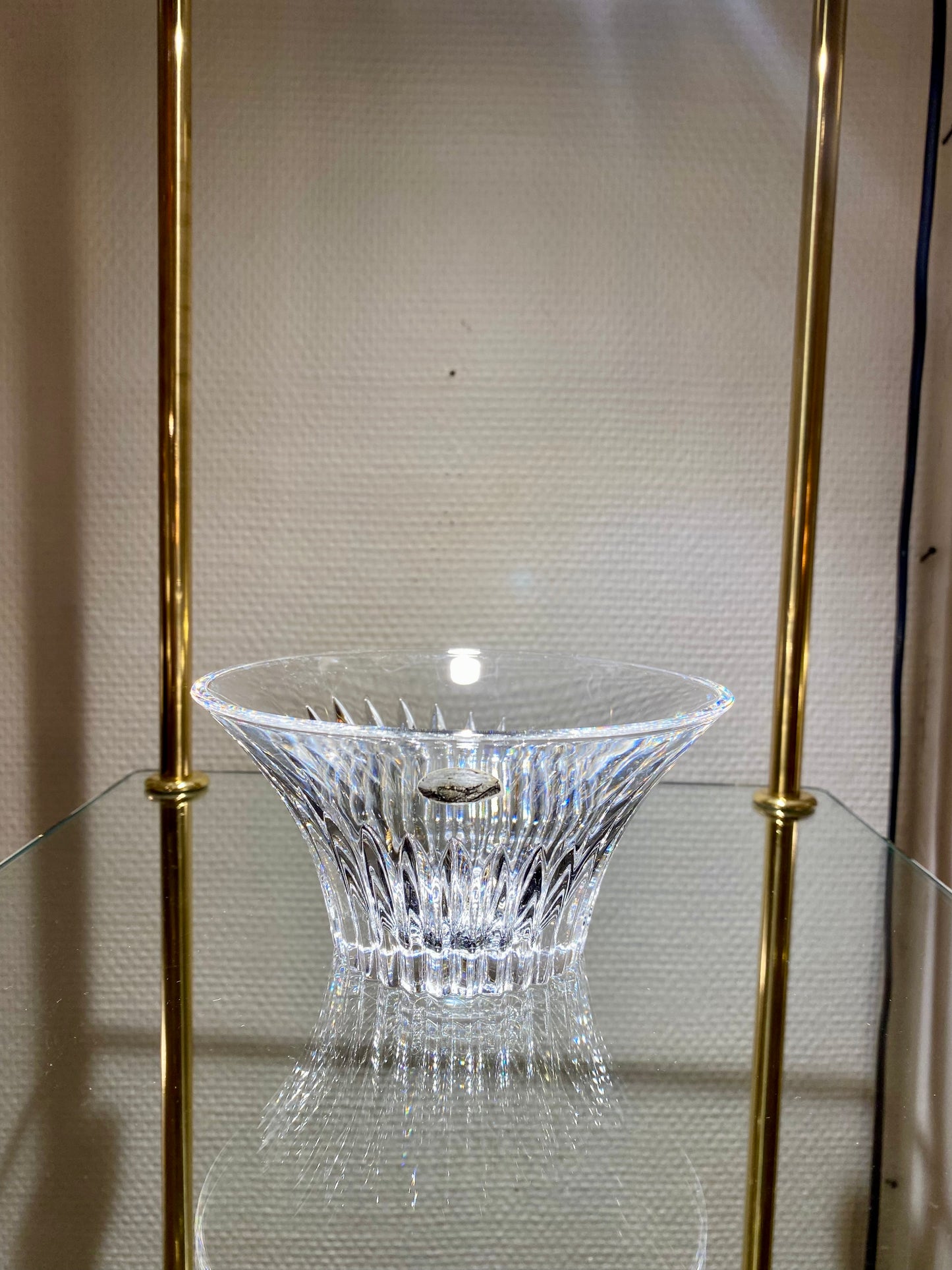 Lot de 4 coupes en cristal