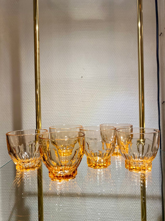 Lili - Lot de 6 verres / verrines roses