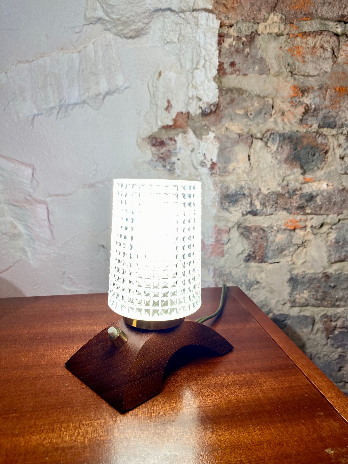 Petite lampe palissandre