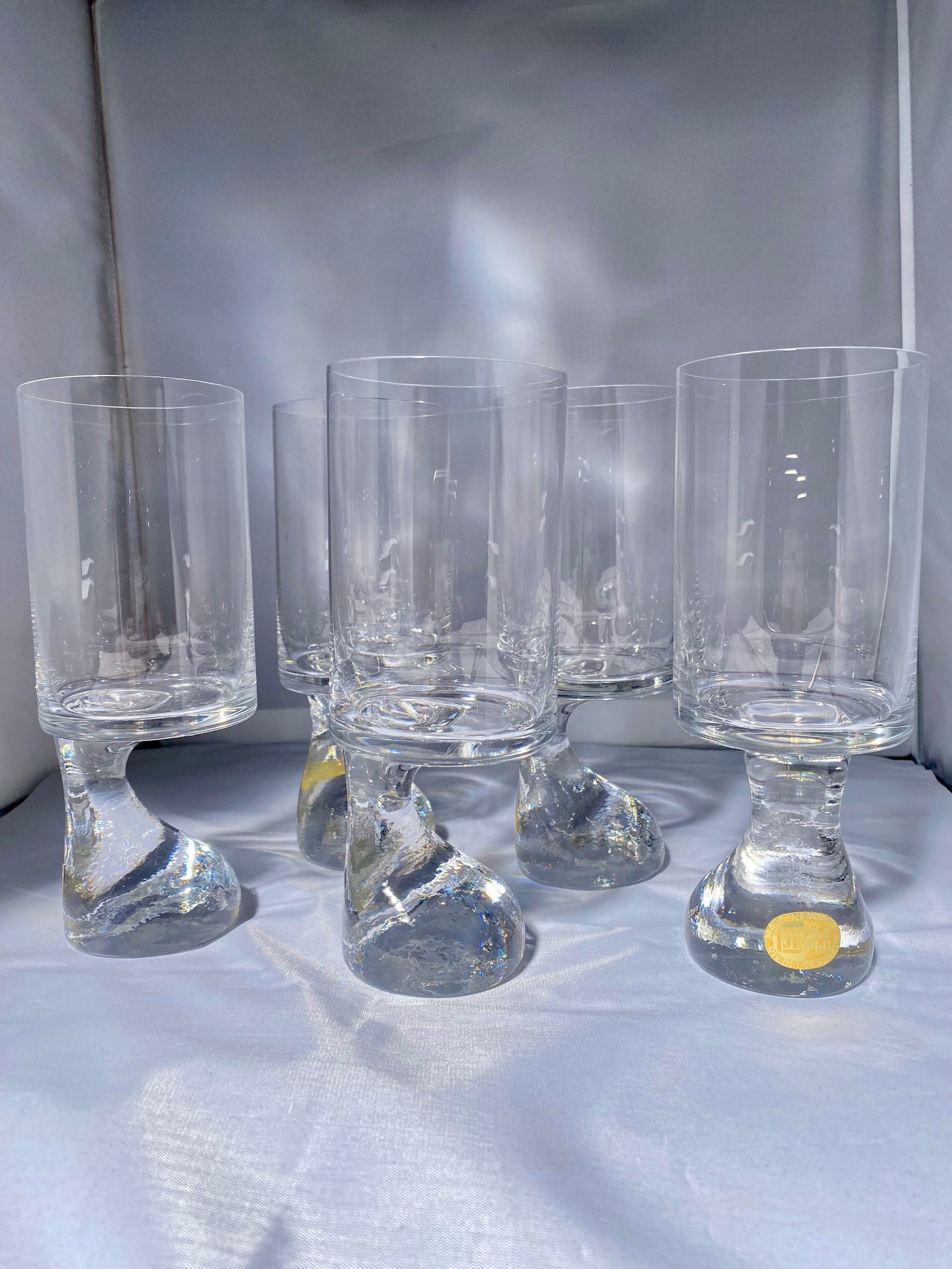 Incroyable lot de 5 verres « Smoke » par Joe Colombo