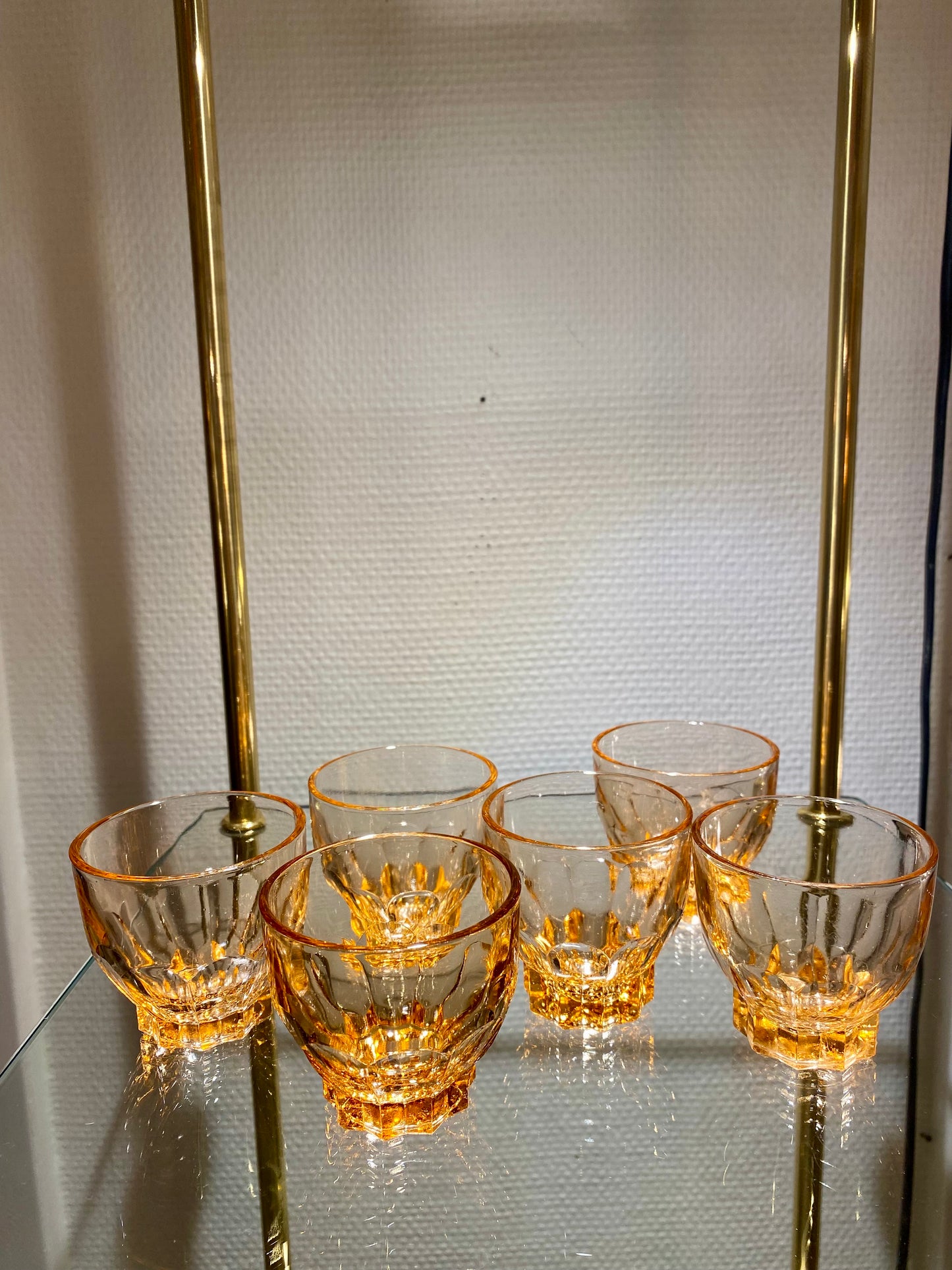 Lili - Lot de 6 verres / verrines roses