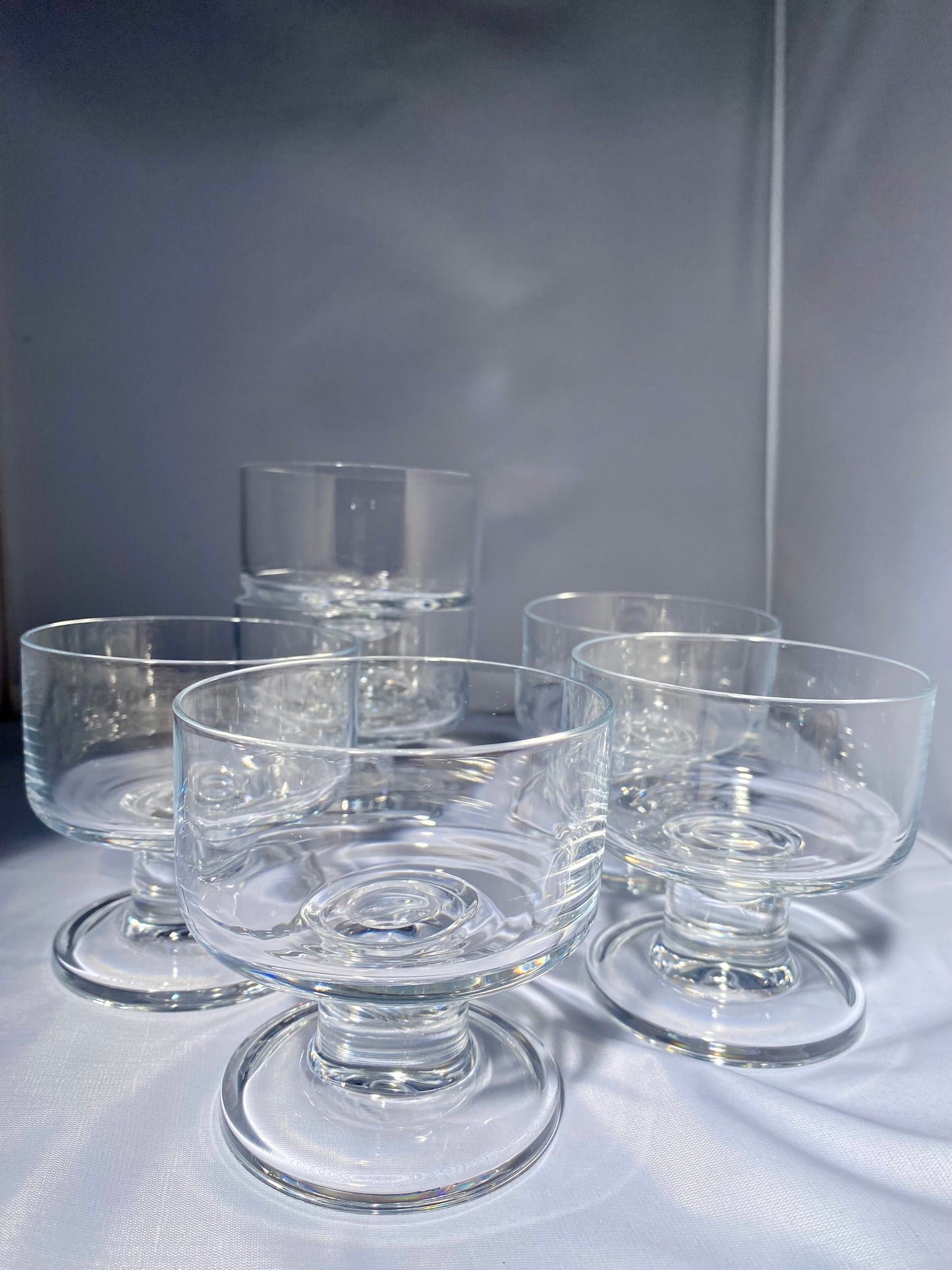 Lila - Lot de 6 coupes à dessert en verre