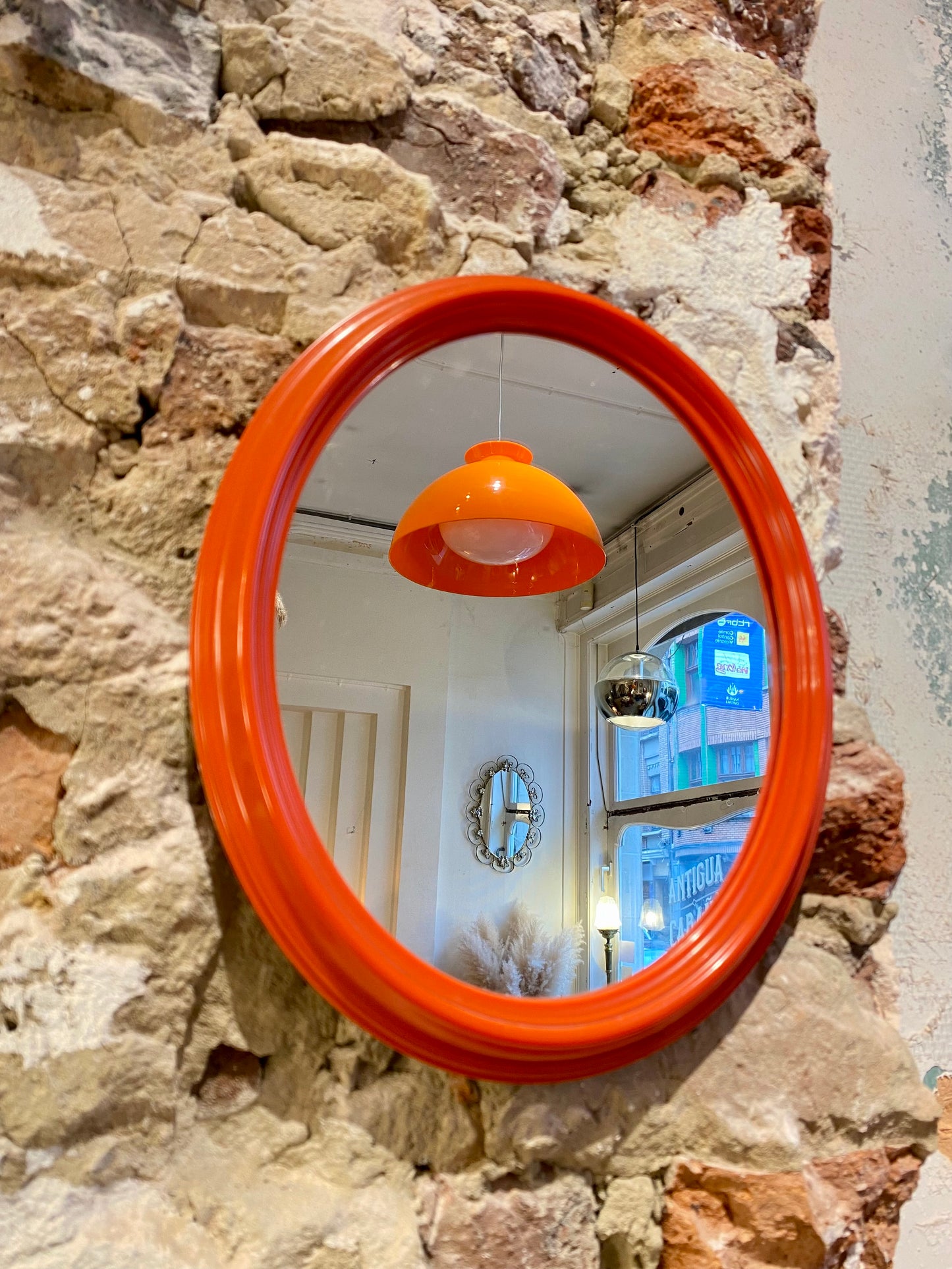 Miroir belge orange