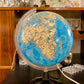 Lampe globe mappemonde italienne