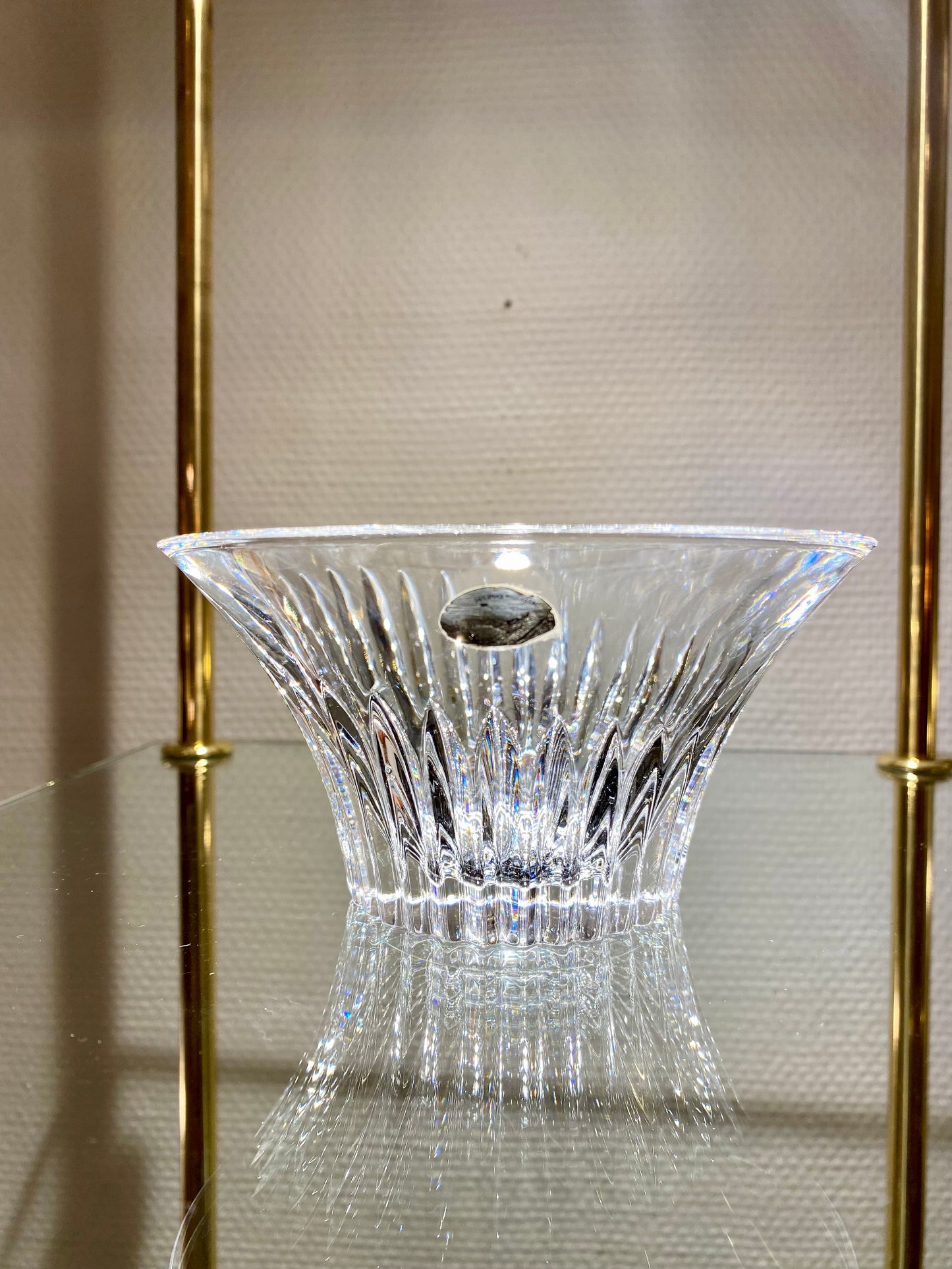 Lot de 4 coupes en cristal