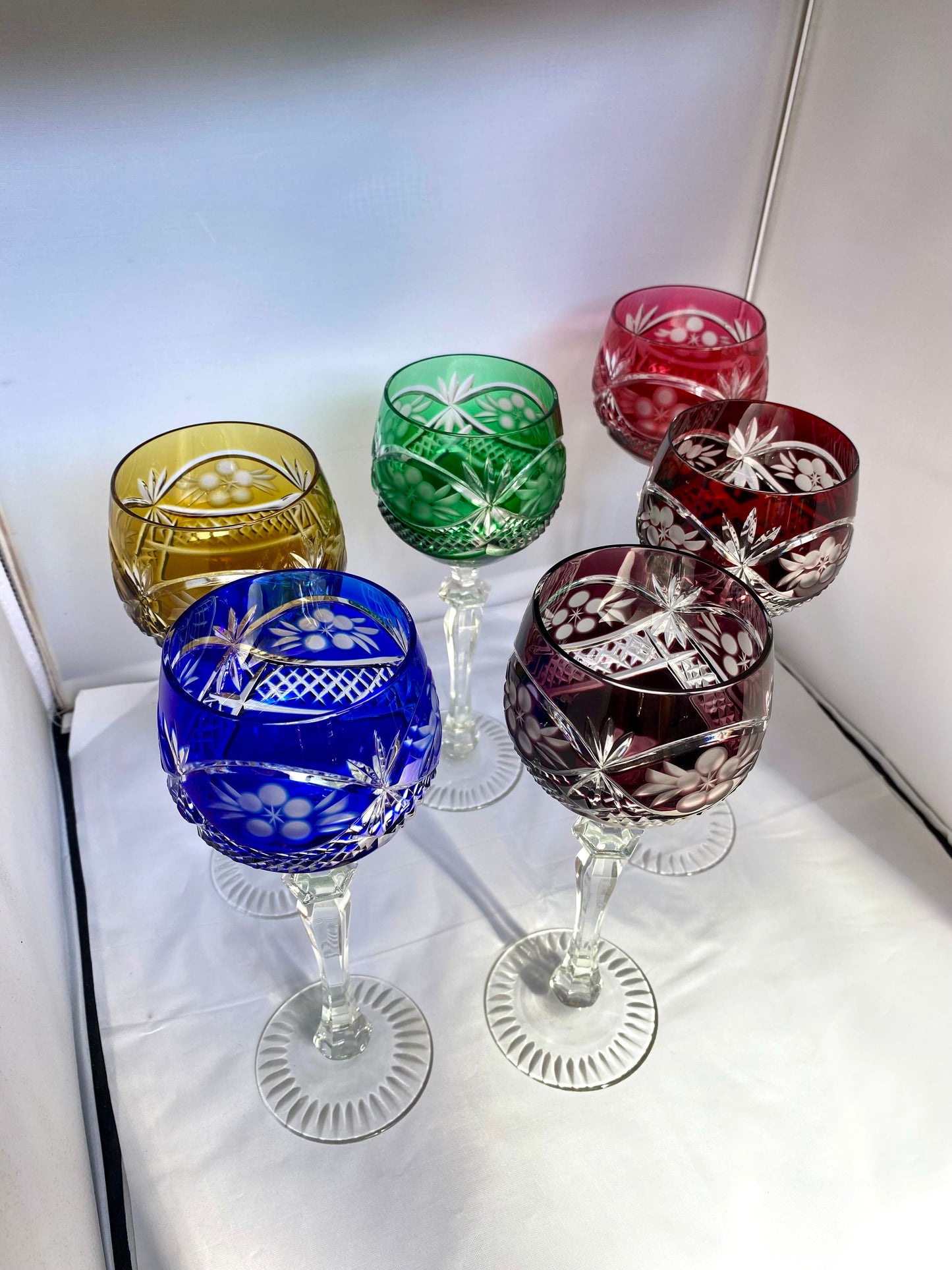 Lorraine - Lot de 6 verres Roemers