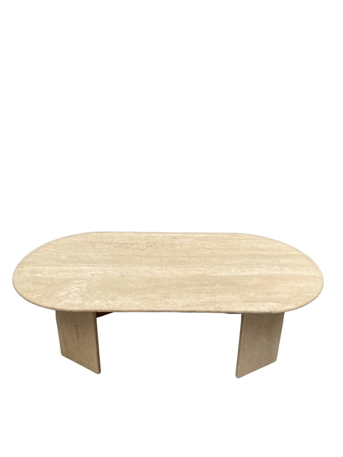 Jade - Table basse en travertin