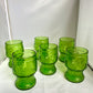 Lot de 6 verres verts