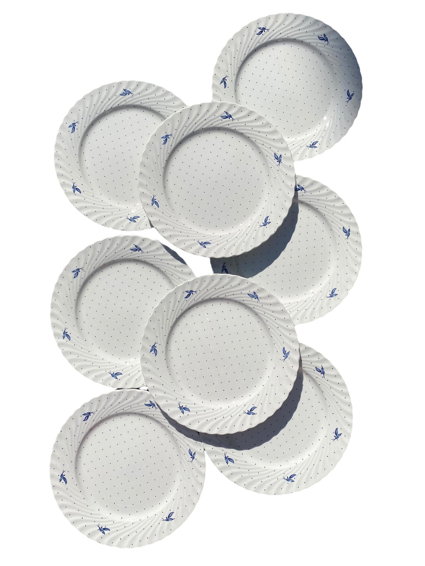 Lot de 8 assiettes plates Nueva Fontebasso