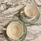 Agatha - Lot de 2 tasses et sous tasses anglaises