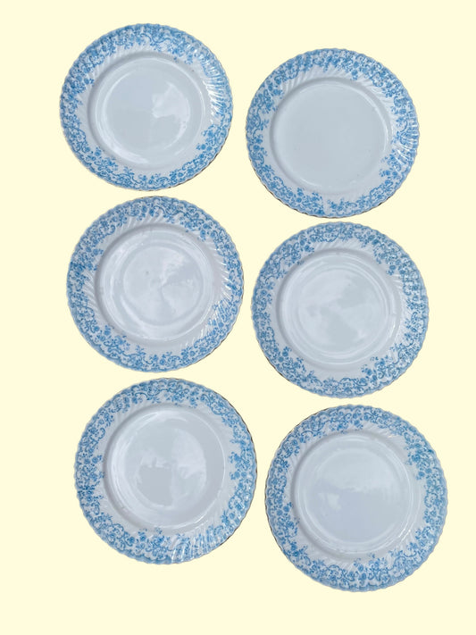 Edmund - Lot de 6 assiettes en porcelaine