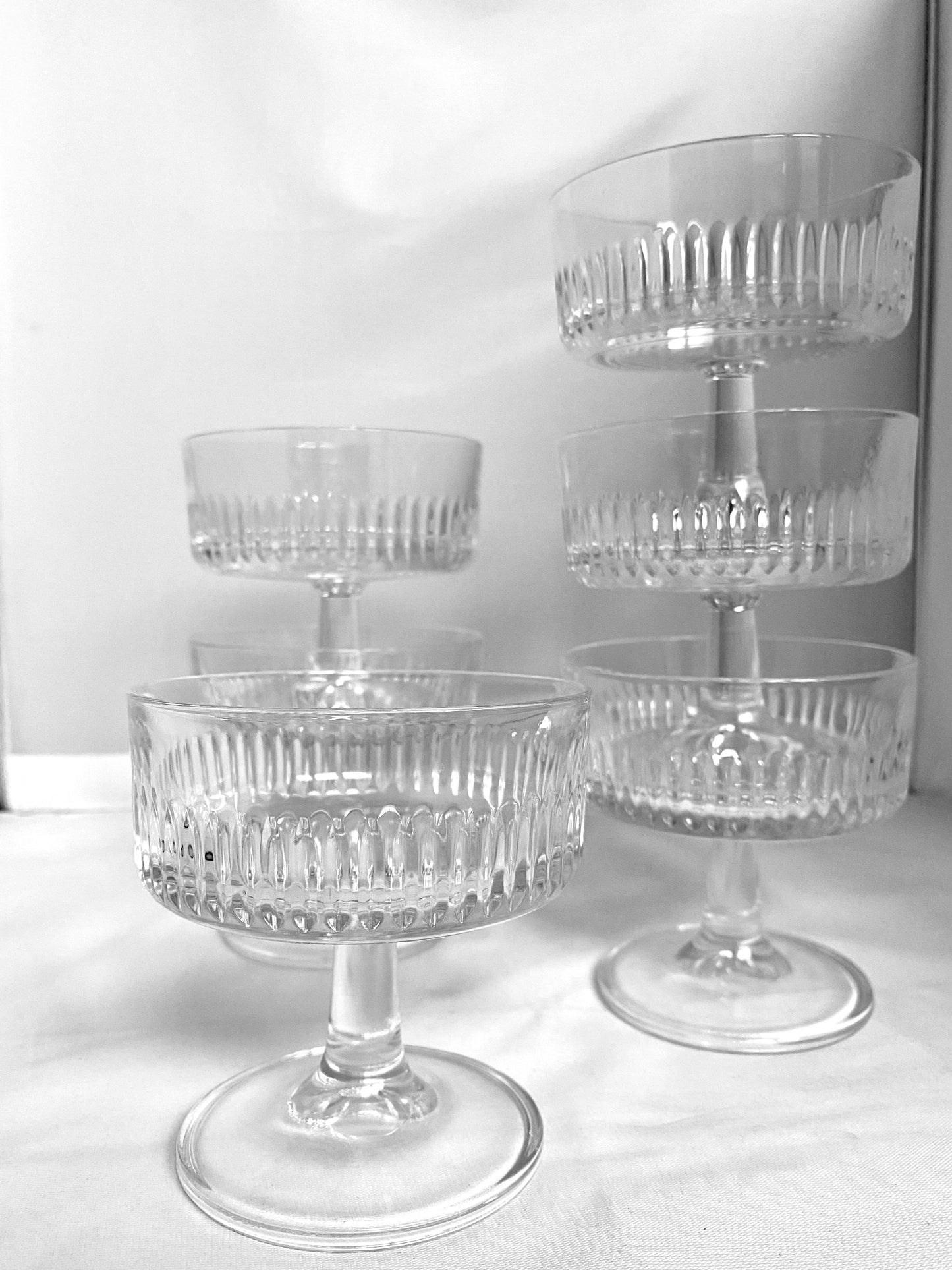 Lot de 6 coupes à champagne