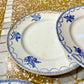 Lot de 6 assiettes à dessert vintage Céranord Saint-Amand