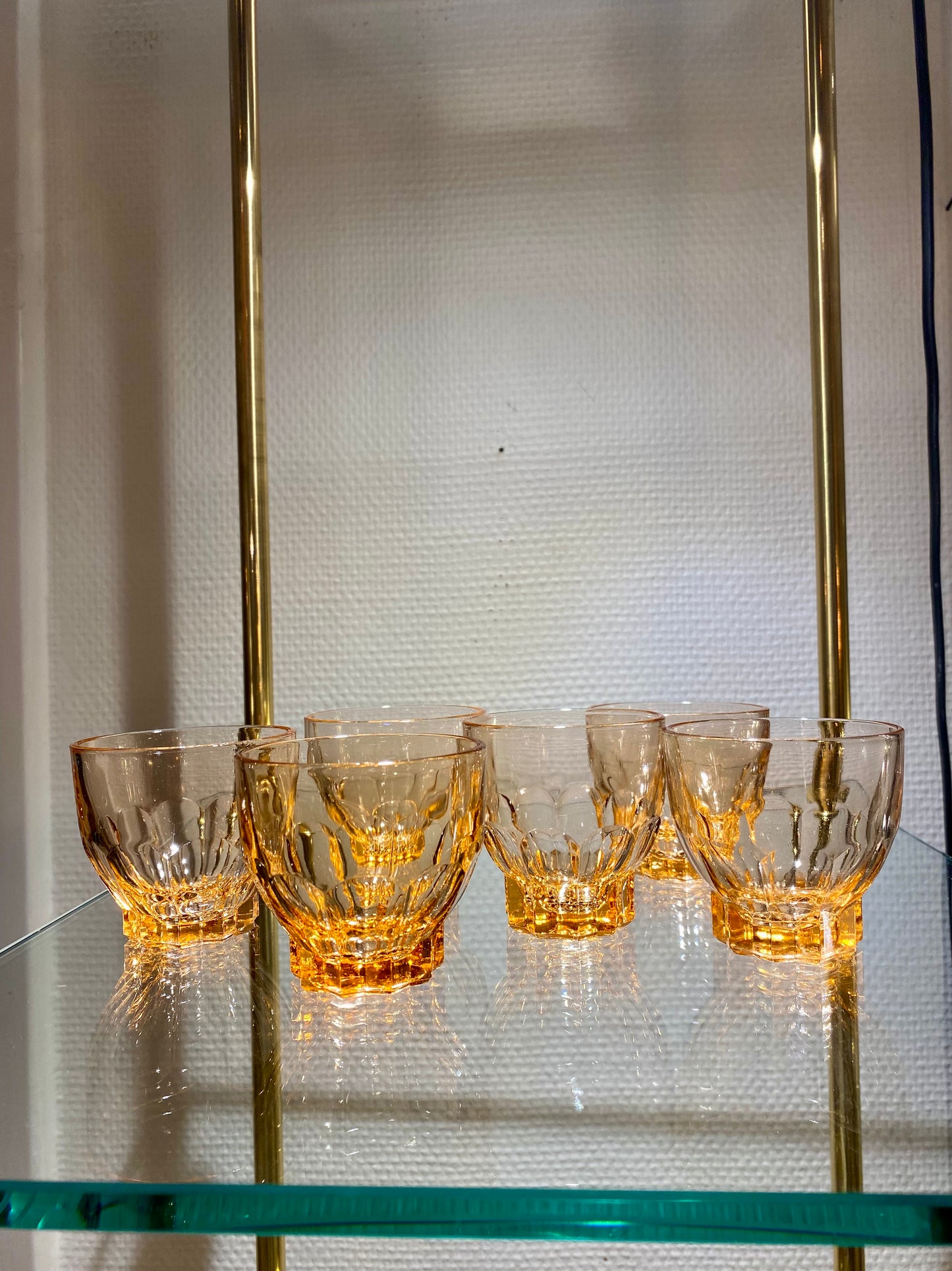 Lili - Lot de 6 verres / verrines roses