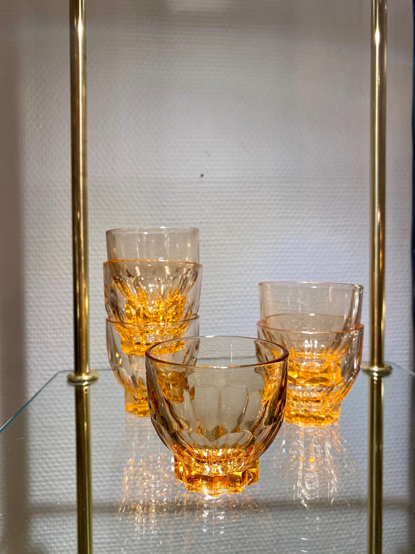 Lili - Lot de 6 verres / verrines roses