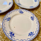 Lot de 6 assiettes à dessert vintage Céranord Saint-Amand