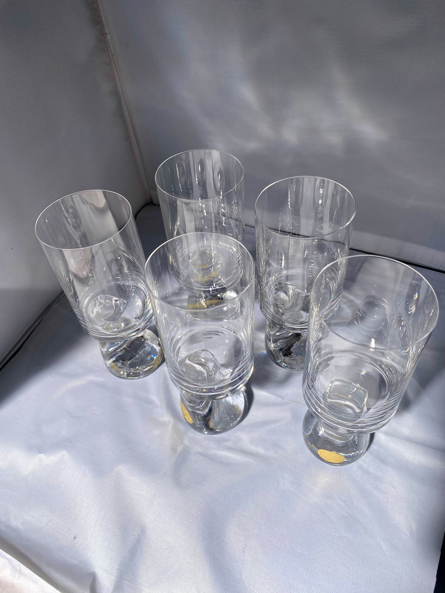 Incroyable lot de 5 verres « Smoke » par Joe Colombo