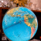 Lampe globe mappemonde italienne