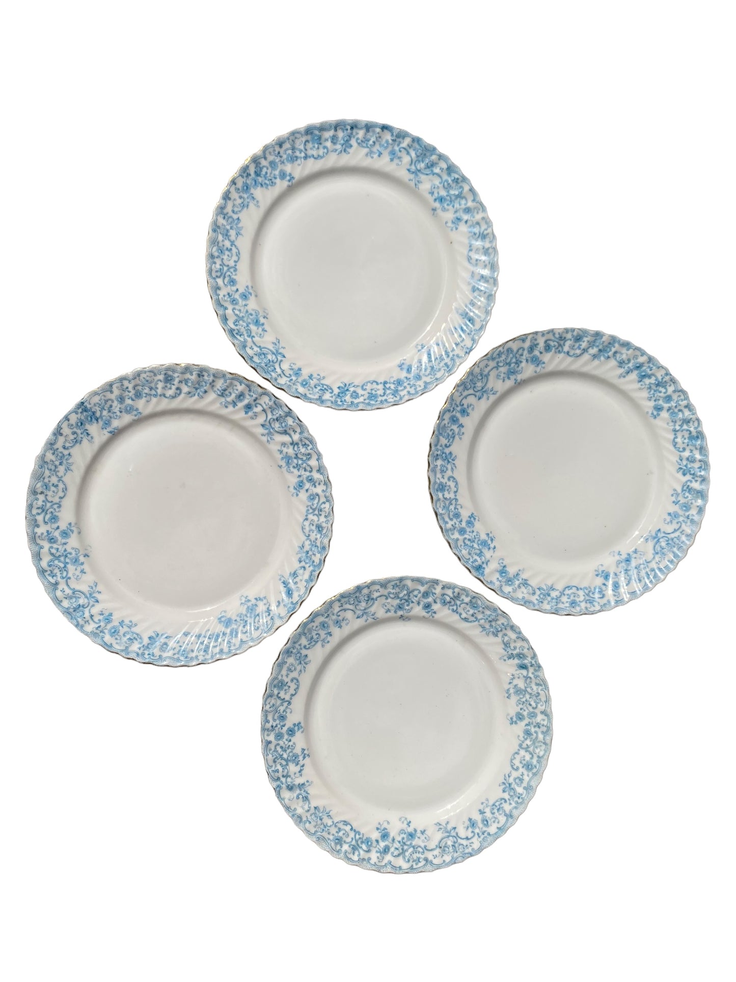 Edmund - Lot de 6 assiettes en porcelaine