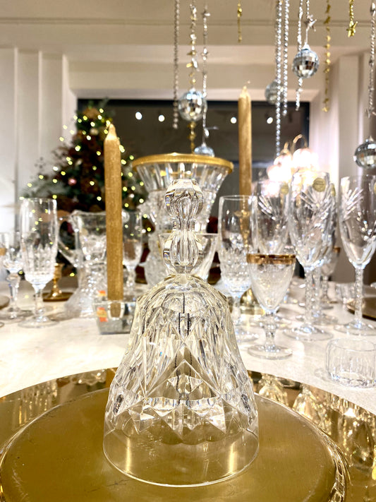 Clochette de table en cristal Val Saint Lambert