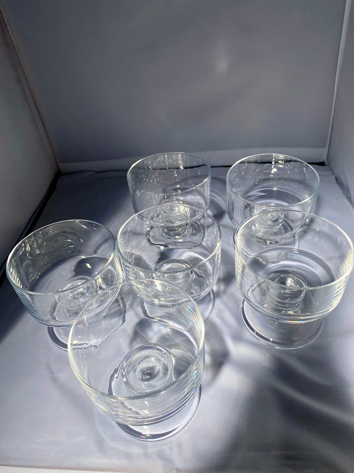 Lila - Lot de 6 coupes à dessert en verre