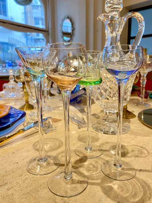 Lot de 4 verres à liqueur