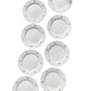 Lot de 8 assiettes plates Nueva Fontebasso