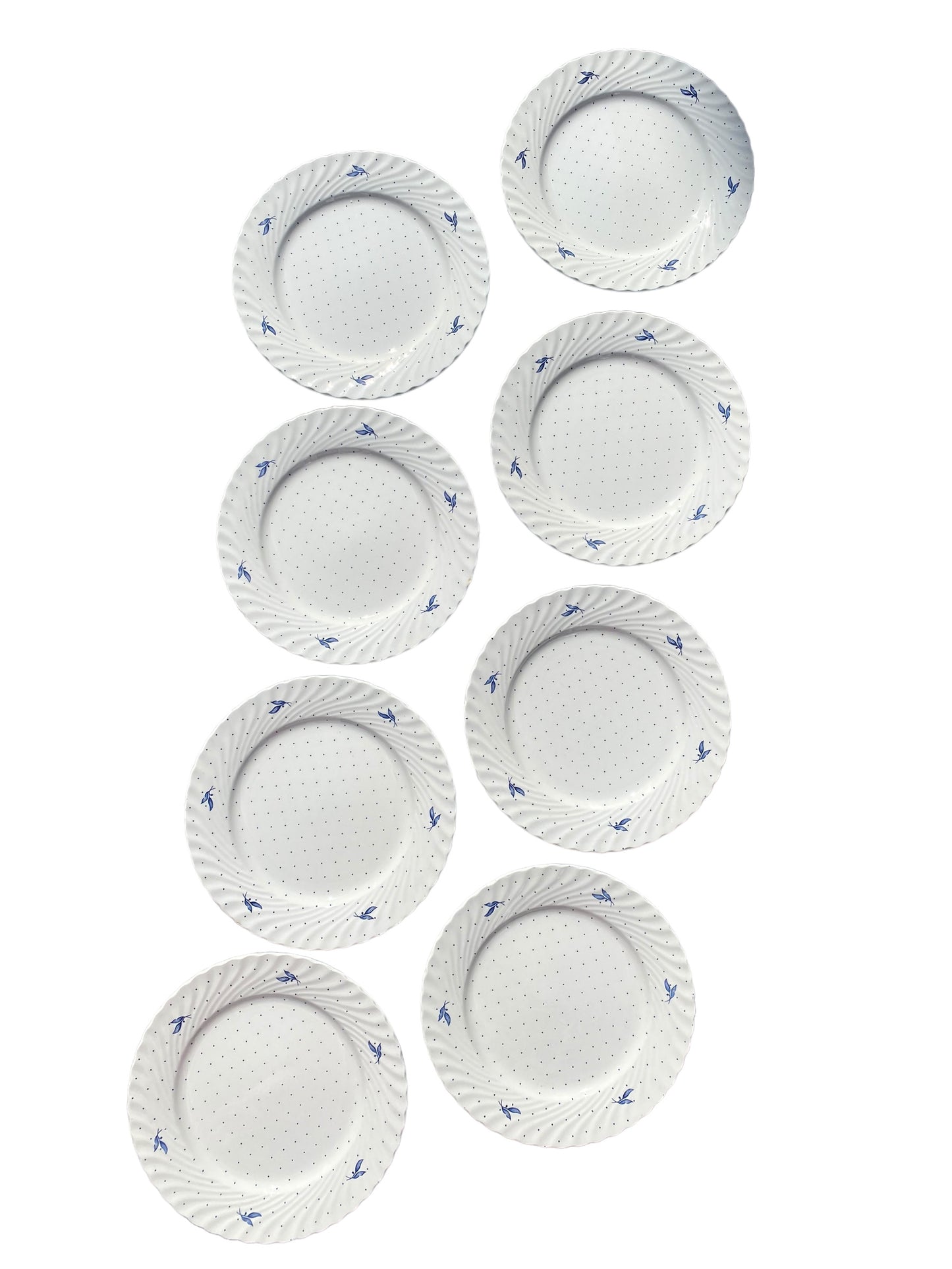 Lot de 8 assiettes plates Nueva Fontebasso