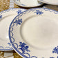 Lot de 6 assiettes à dessert vintage Céranord Saint-Amand