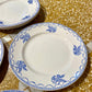 Lot de 6 assiettes à dessert vintage Céranord Saint-Amand