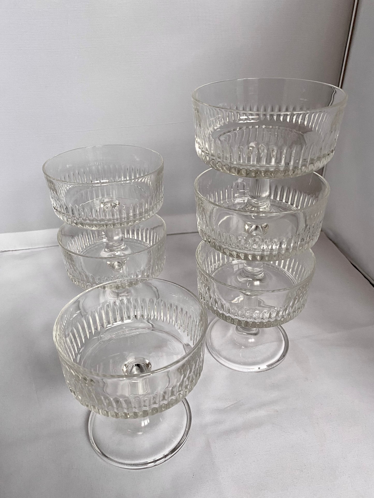 Lot de 6 coupes à champagne