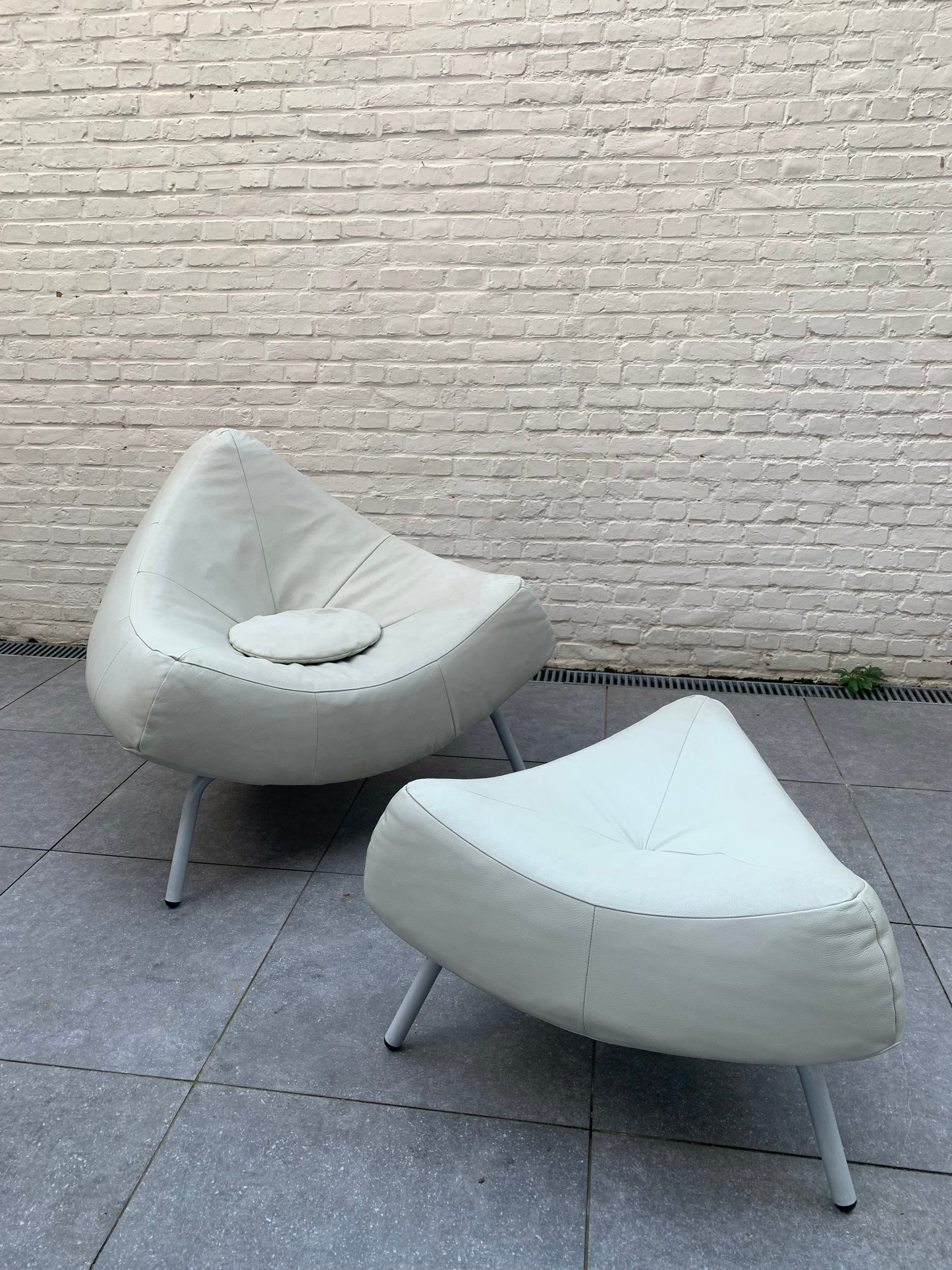 Fauteuil Chili par Paul Falkenberg en cuir 1970