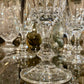 Lot de 6 verres à vin en cristal