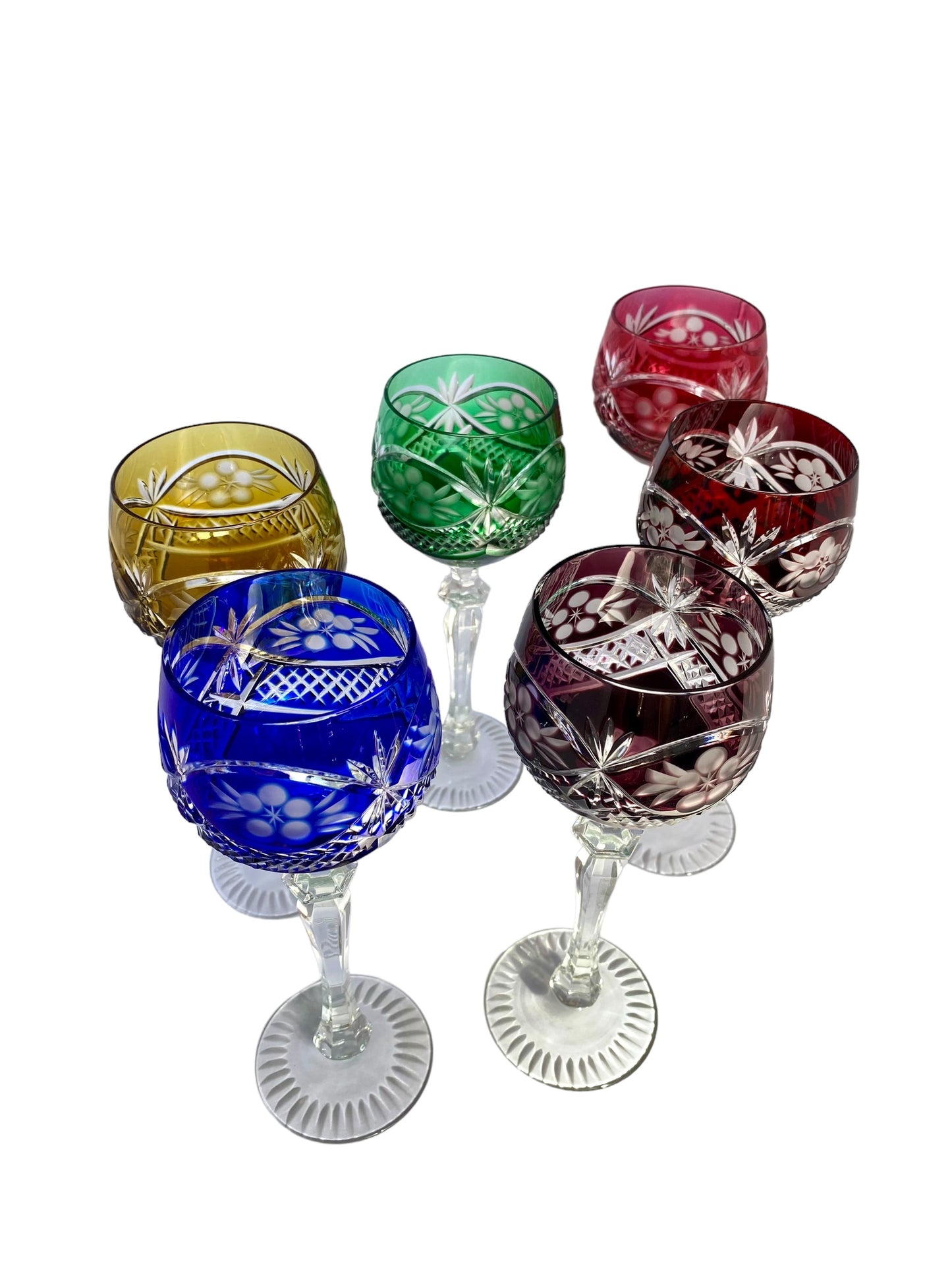 Lorraine - Lot de 6 verres Roemers