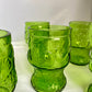 Lot de 6 verres verts