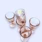 Lot de 6 verres à liqueur Rosaline