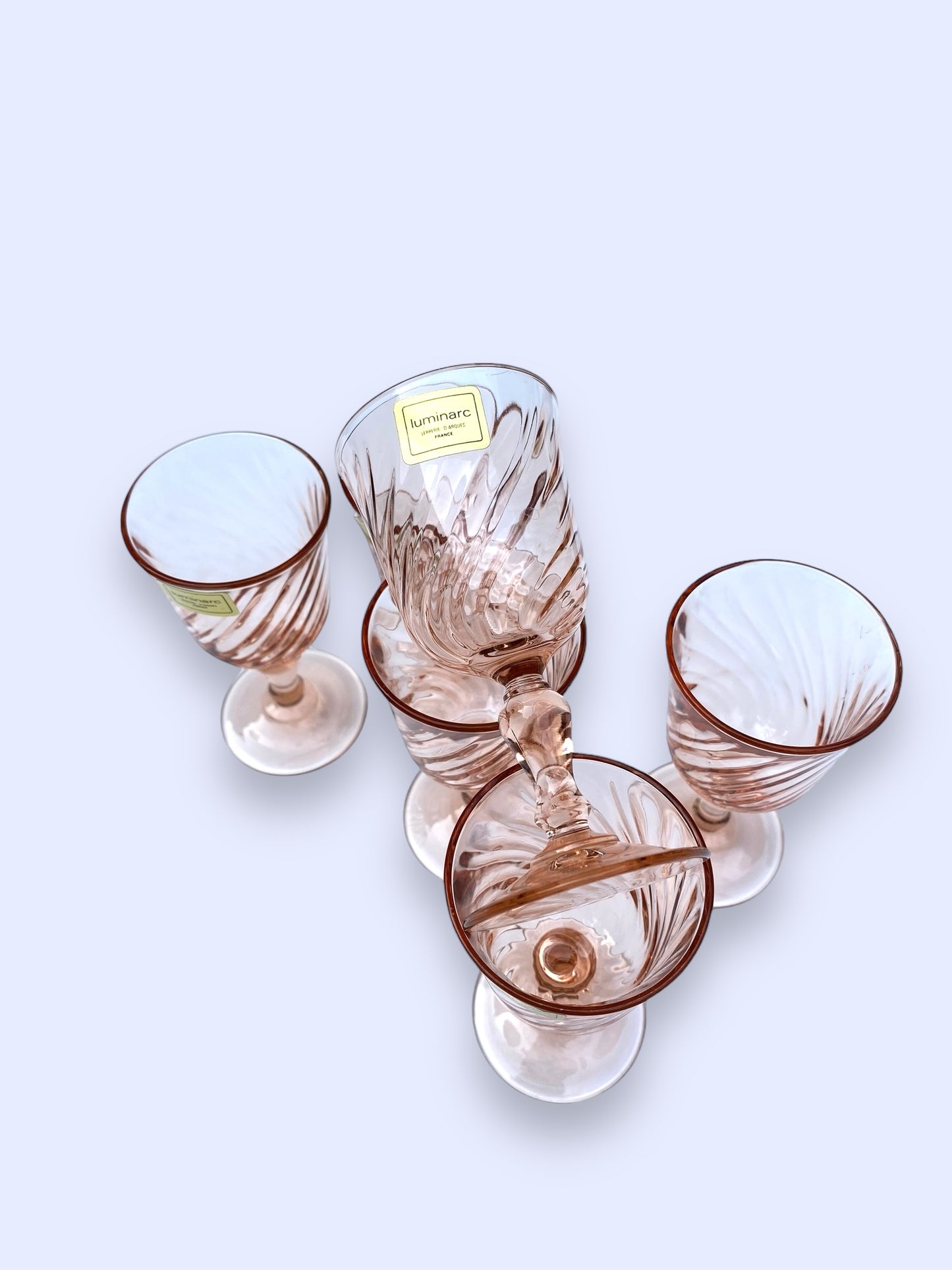 Lot de 6 verres à liqueur Rosaline