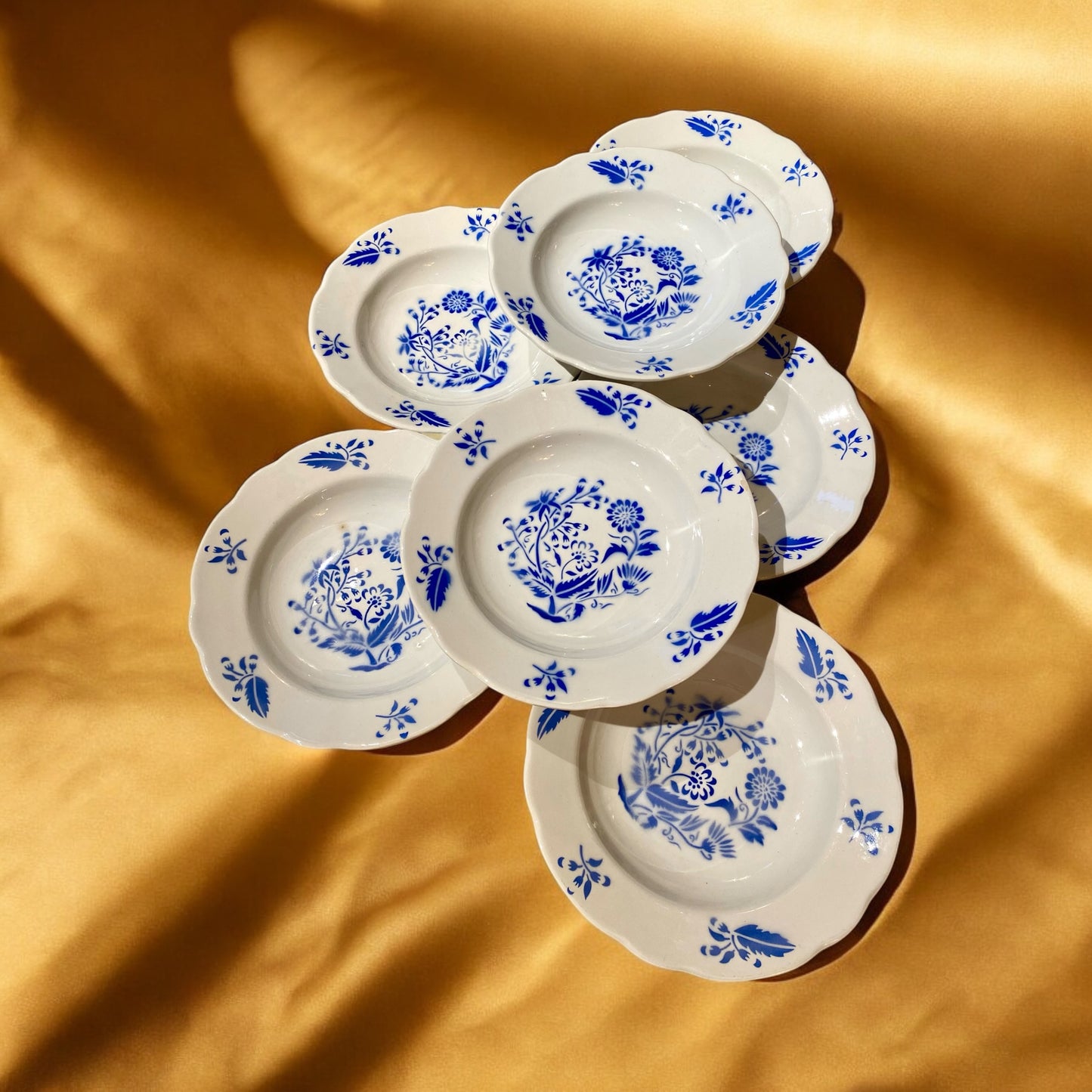 Lot de 7 assiettes Sarreguemines et Digoins